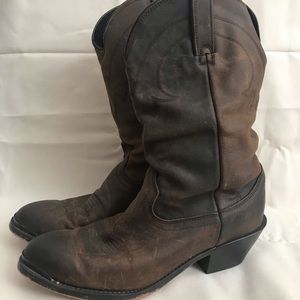 Genuine leather cowboy boots